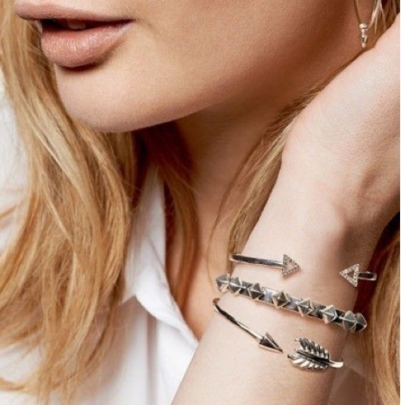 Stella & Dot Sterling Silver Bangle - Picture 3 of 6